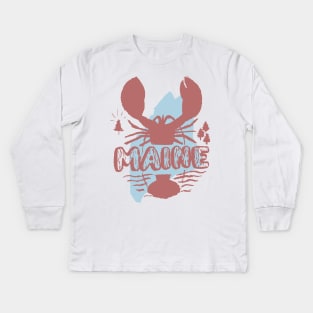 Maine 07 Kids Long Sleeve T-Shirt